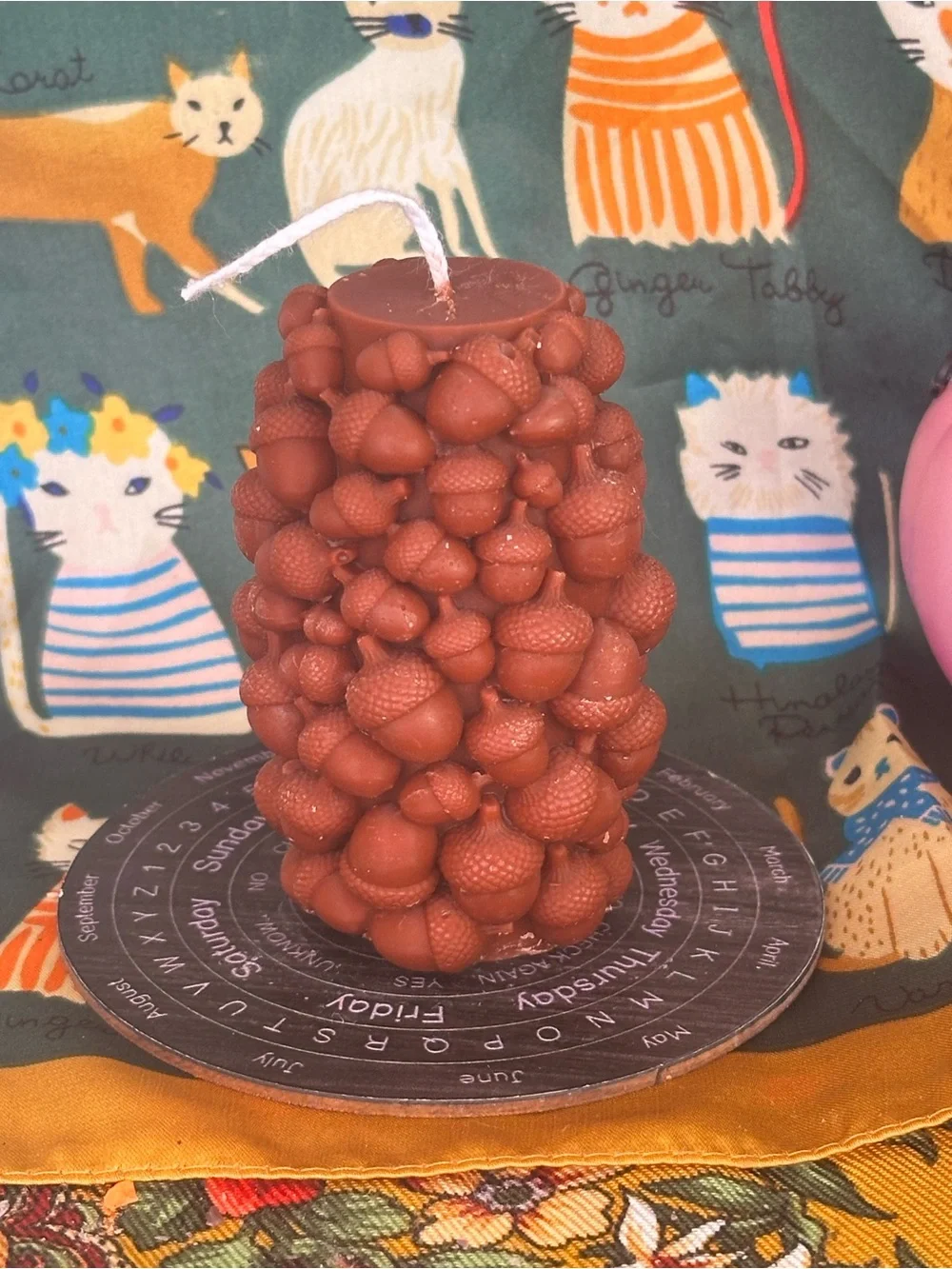 Woodland Acorn Candle